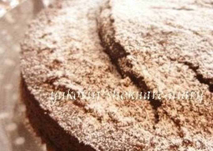 Rice Flour Cocoa Cake for Valentine's Day