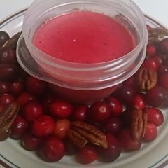 Cranberry orange vinaigrette A picture of Cranberry orange vinaigrette.