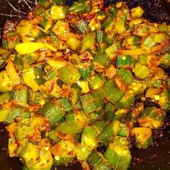 A picture of Lady finger/okra.