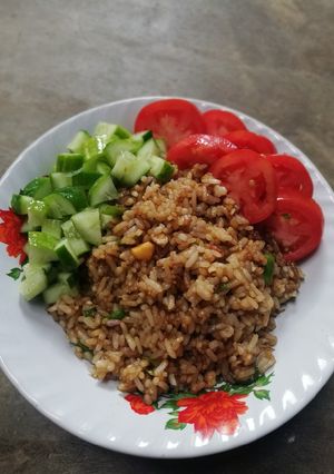 Foto resep Nasi goreng bumbu telur asin