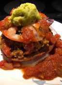 Open Face Taco Sandwich