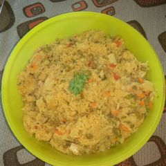 A picture of Mixed vegetables pulao. # Banglore.