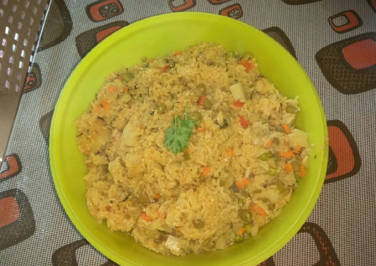 How to Make Any-night-of-the-week Mixed vegetables pulao. # Banglore