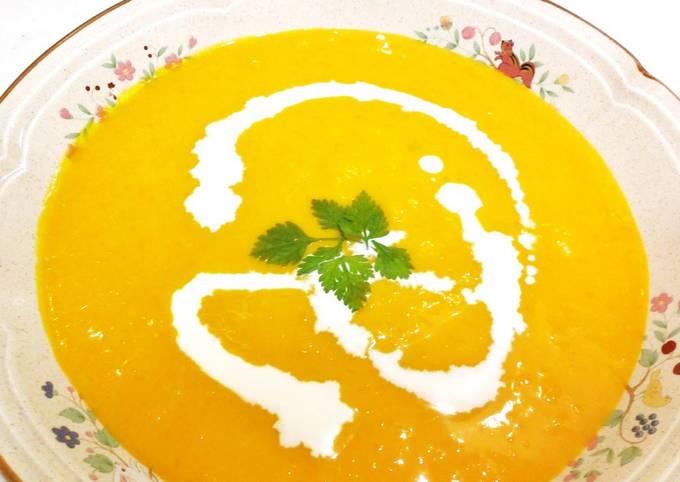 Simple Way to Prepare Perfect Recommended For Summer Fatique, Chilled Kabocha Squash Soup