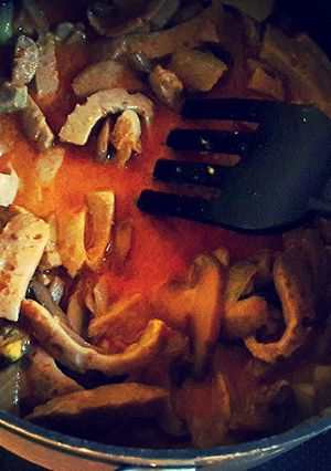 A picture of Wurstgulasch.