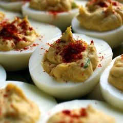A picture of Deviled Eggs.