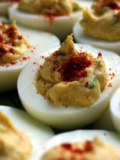 A picture of Deviled Eggs.
