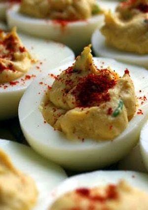 A picture of Deviled Eggs.