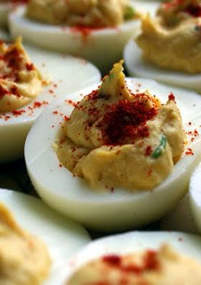 A picture of Deviled Eggs.