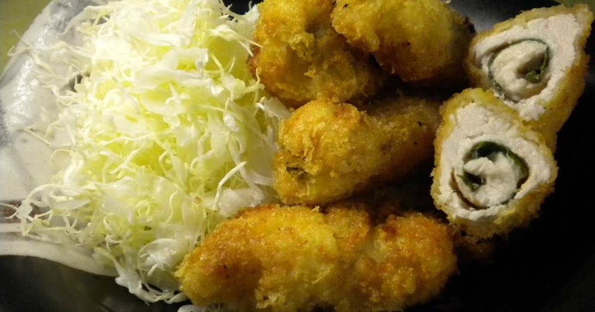 Umeboshi and Shiso Chicken Cutlet Appetizers to Serve with Drinks