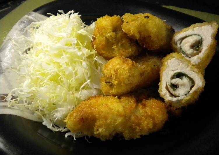 Umeboshi and Shiso Chicken Cutlet - Appetizers to Serve with Drinks