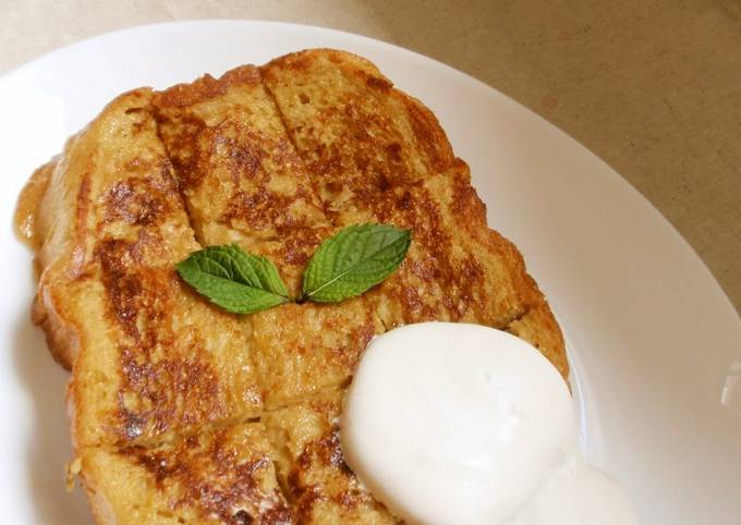 Healthy Recipe of Cafe Latte French Toast