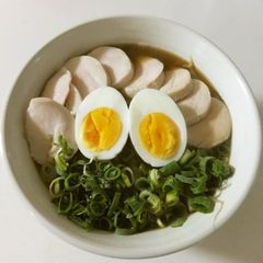 A picture of My Husband's Favorite Soy Sauce Ramen Noodles.