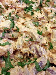 A picture of Sriracha Potato Salad.
