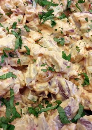 A picture of Sriracha Potato Salad.