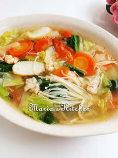 Foto resep Cap Cay Kuah Enoki