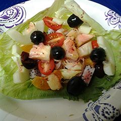 A picture of Dragon fruit salad.