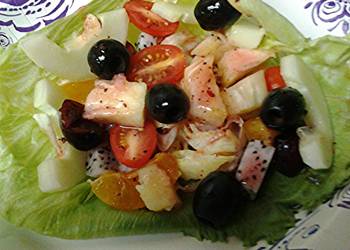 Latest Recipe Dragon fruit salad Very Delicious Latest Recipe Dragon fruit salad Very Delicious
