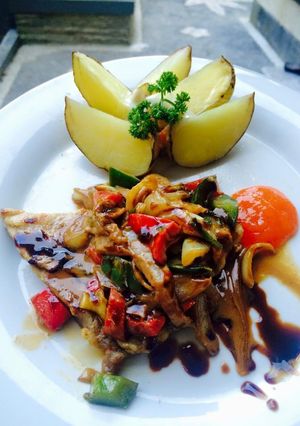 Foto resep Barbarian steak ayam