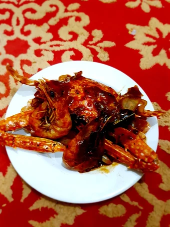 Langkah Gampang Membuat Resep Kepiting udang lada hitam yang Uenak Anti Ribet, Bisa Manjain Lidah