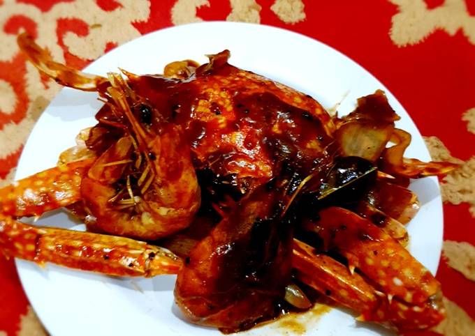 Kepiting udang lada hitam