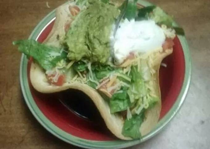 Recipe of Speedy Restaurant Style Taco Salad Bowls