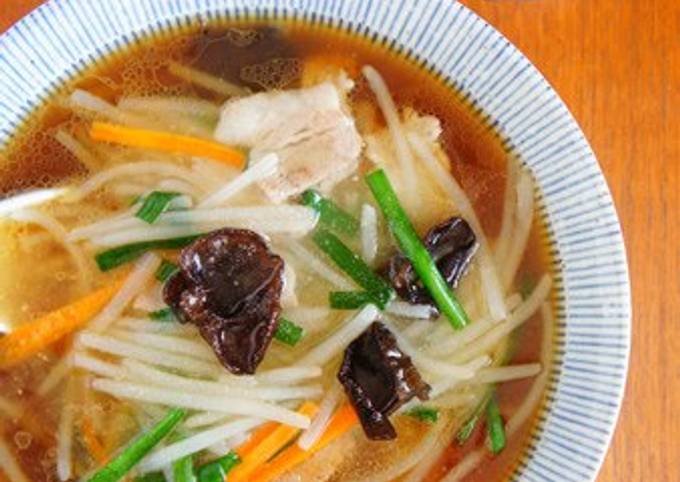 Recipe of Super Quick Homemade Yokohama Sanma-men Using Store-Bought Ramen