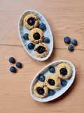 Galletas saludables con harina de frutos secos y arándanos frescos 🫐 sin gluten, sin azúcar