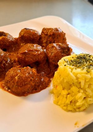 Vega kofta curry recept fotója