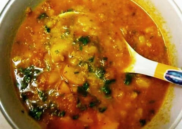 Easiest Way to Make Speedy Potato and tomato curry