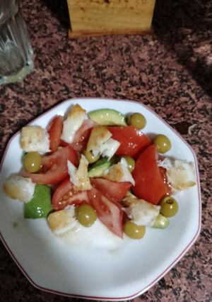 Una foto de Ensalada de bacalao