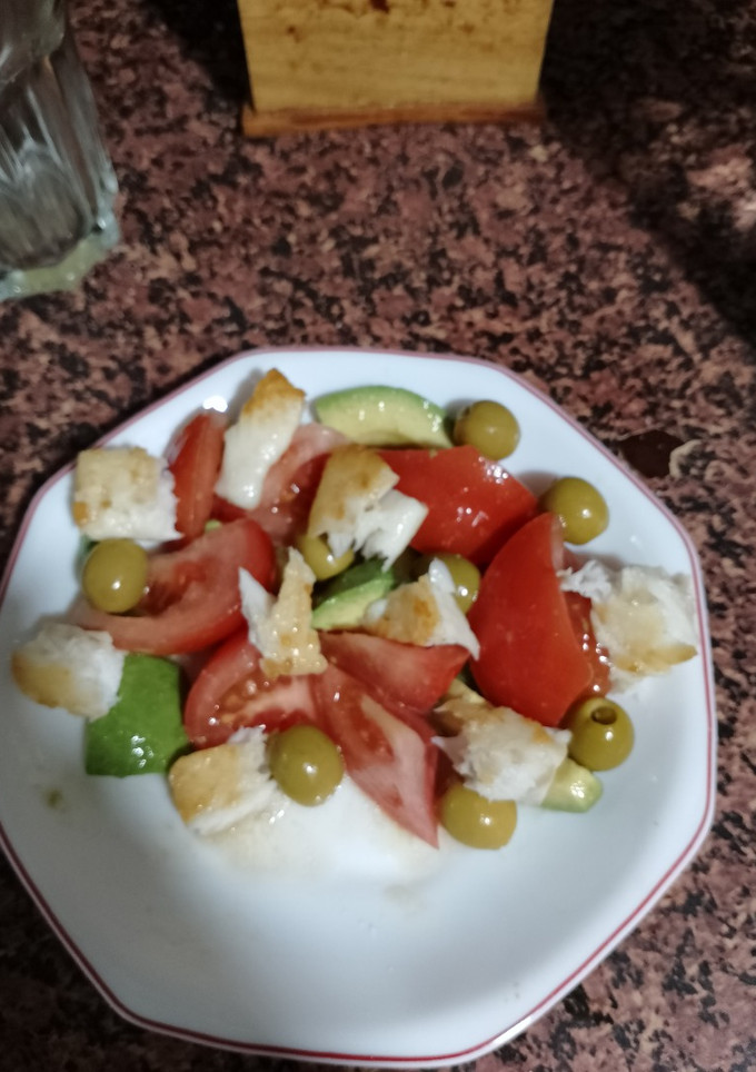 Una foto de Ensalada de bacalao