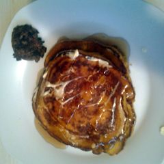 A picture of pumpkin spice pancakes.