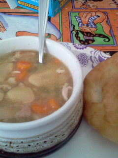 A picture of Mamas Lima Beans Soup (slow cooker).