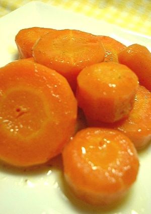 A picture of Carrots Glacé Easy in the Microwave.