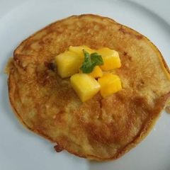 Mango Pancakes A picture of Mango Pancakes.