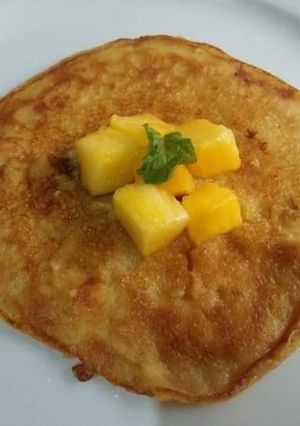 A picture of Mango Pancakes.
