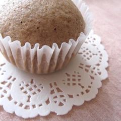 A picture of Steamed Cocoa Bread with Pancake Mix.