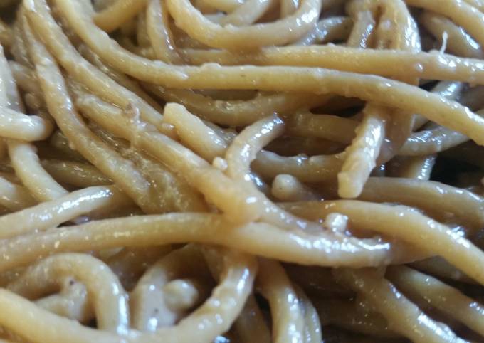 Steps to Prepare Homemade Sesame - Ginger Noodles