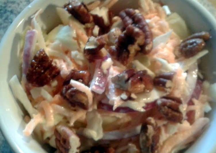 Maple Pecan Coleslaw