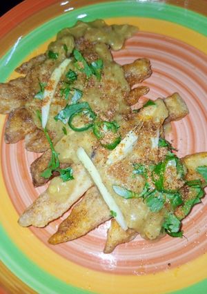A picture of Haleem Fries.