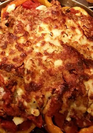 A picture of Stuffed peppers.