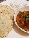 Khatta Meeta Kaddu (pumpkin) with Samak poori