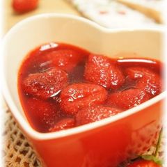 Easy Microwavable Low-Cal Strawberry Preserves A picture of Easy Microwavable Low-Cal Strawberry Preserves.