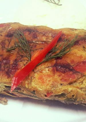 A picture of Kanya's Chicken Curry Baked.