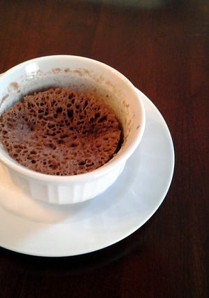 A picture of Cake Mix Single Serve Cake.