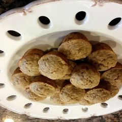 Advocare Muscle Gain banana Chia seed mini muffins A picture of Advocare Muscle Gain banana Chia seed mini muffins.
