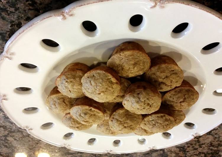 Steps to Make Favorite Advocare Muscle Gain banana Chia seed mini muffins