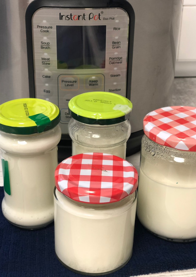 Una foto de Yogurt en la Instant Pot