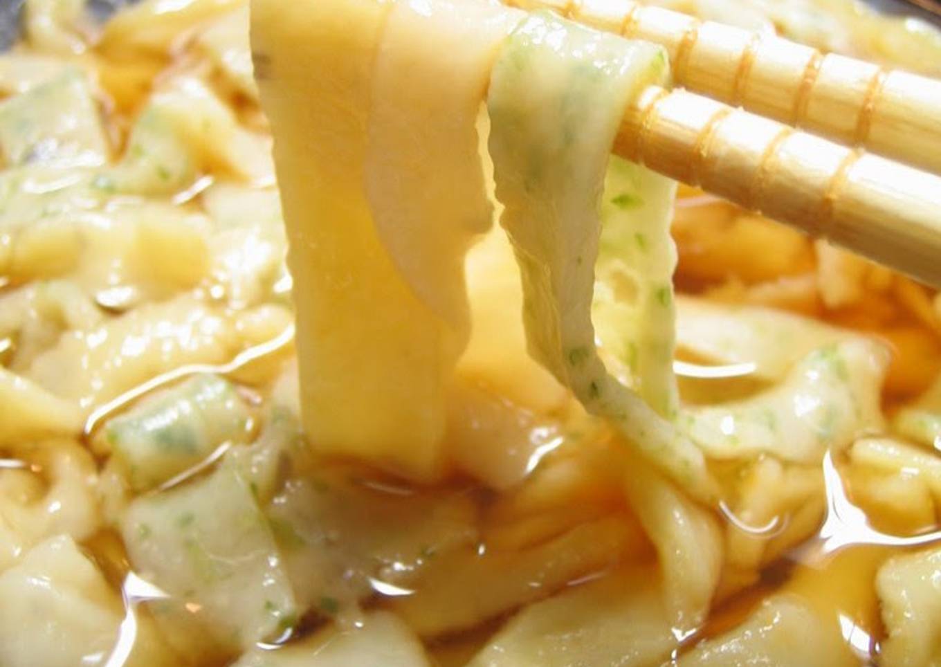 Tri-color Handmade Okara Udon Noodles